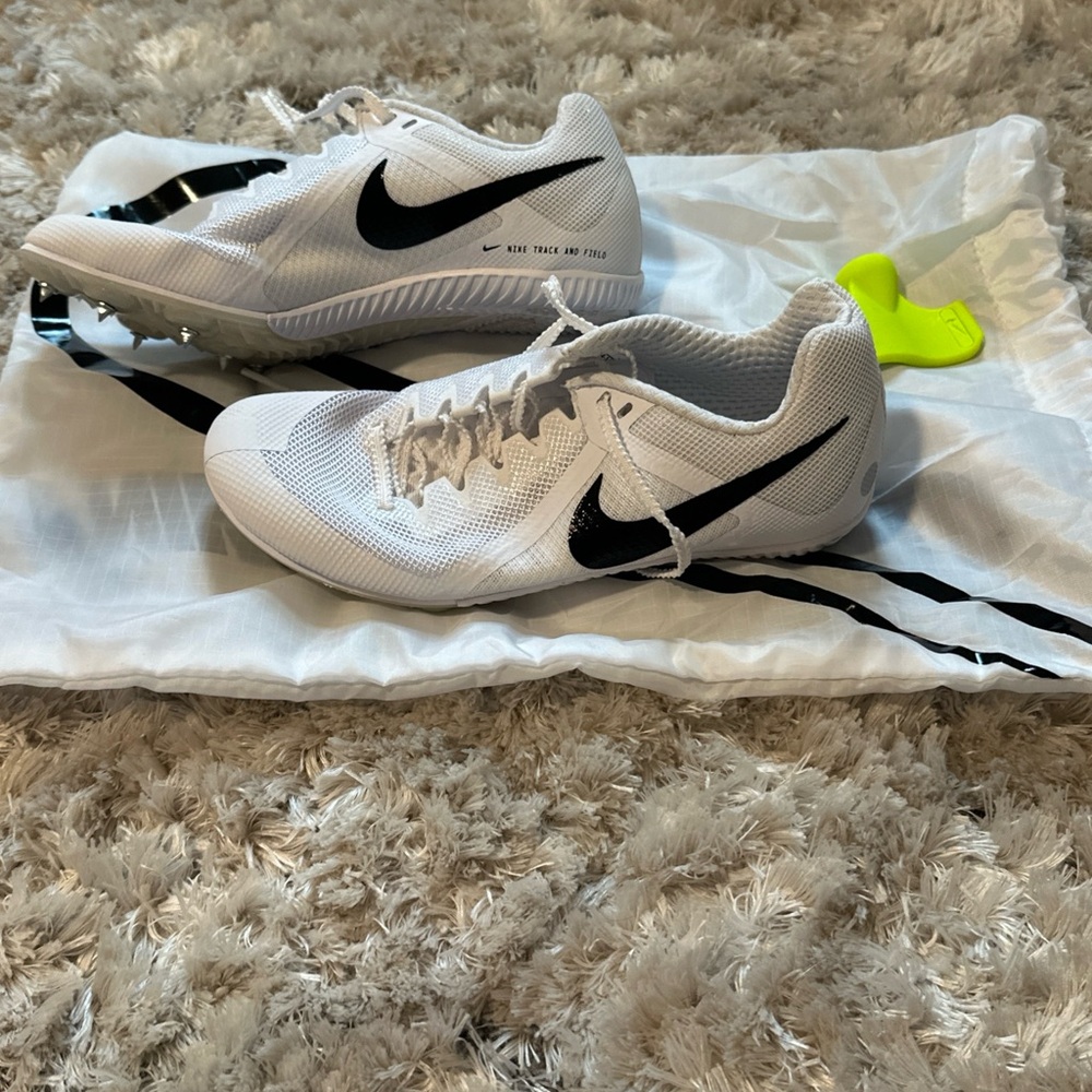 Nike White Track Shoes